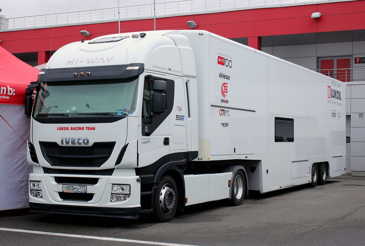 Москва, № Т 055 РО 777 — IVECO Stralis ('2012) 460