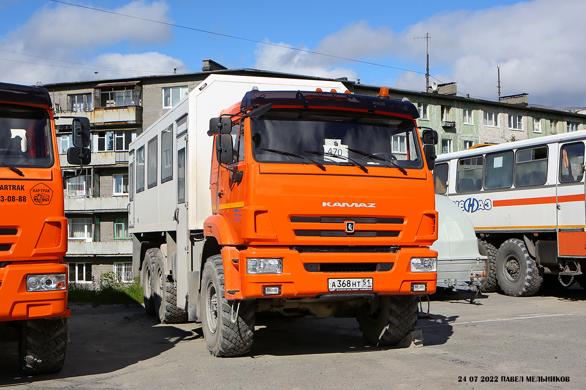 Мурманская область, № А 368 НТ 51 — КамАЗ-43118-10 [43118K]