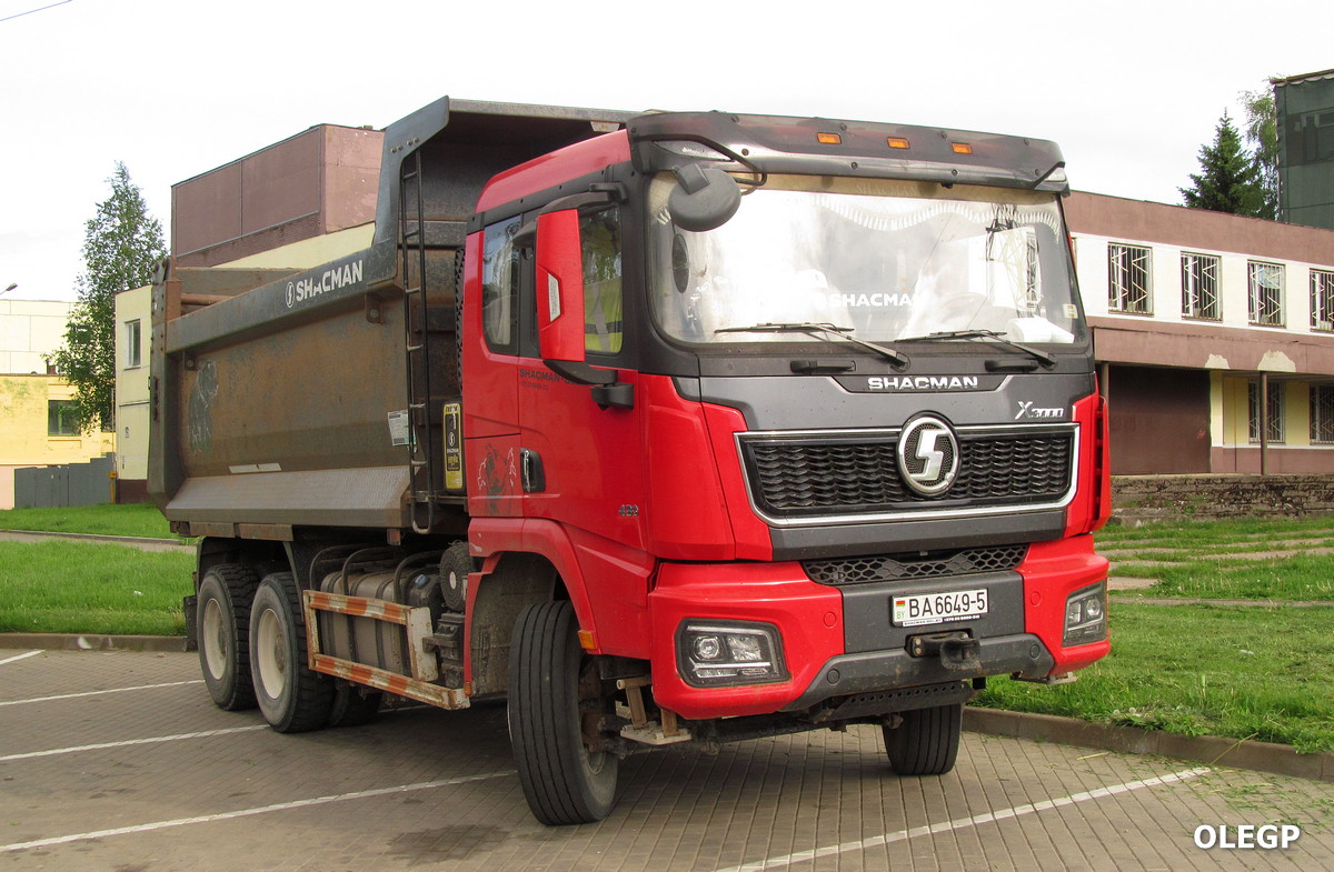 Минская область, № ВА 6649-5 — Shaanxi Shacman X3000 SX3258