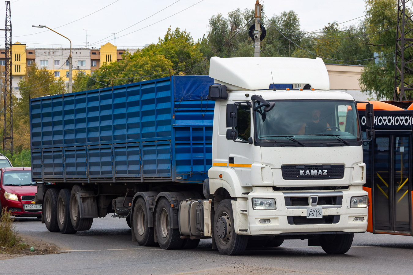 Омская область, № С 696 НХ 55 — КамАЗ-65206-T5(68)