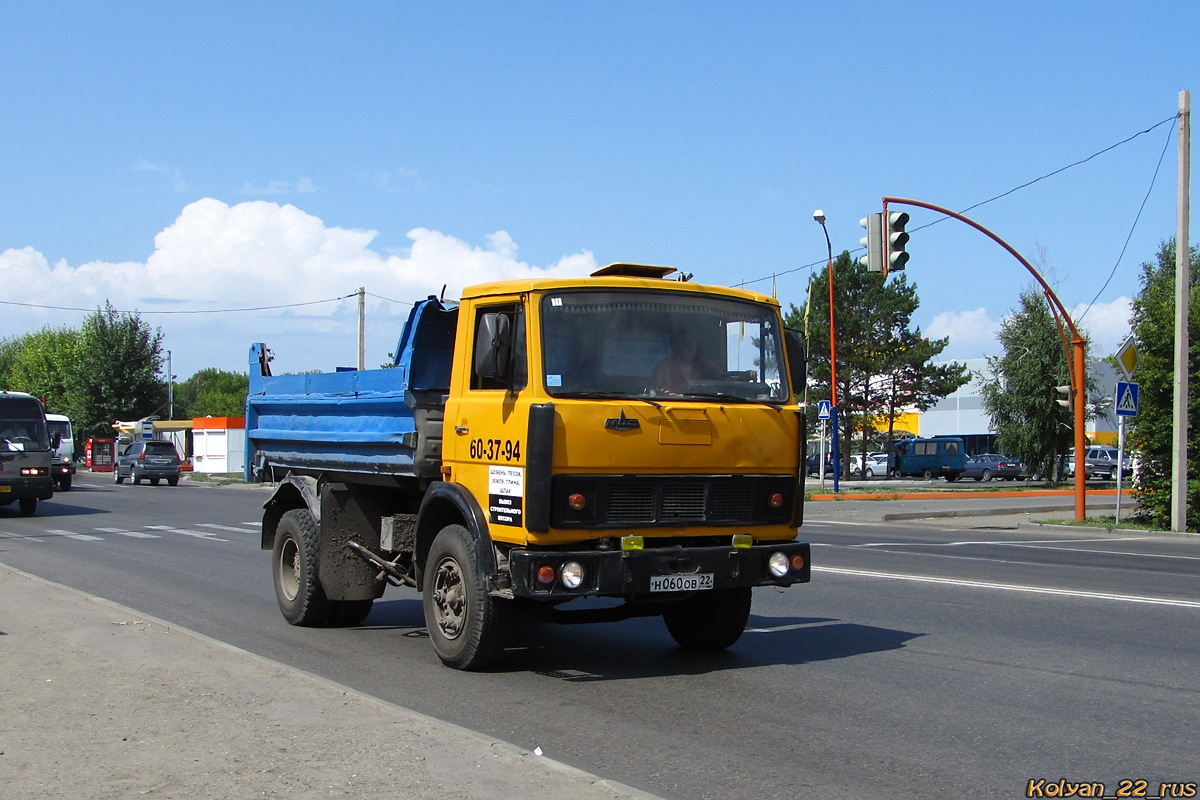 Алтайский край, № Н 060 ОВ 22 — МАЗ-5551 (общая модель)