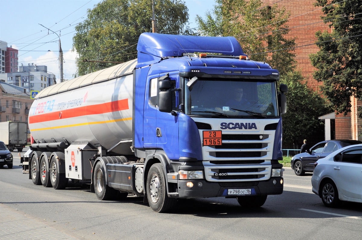 Удмуртия, № У 798 ОС 18 — Scania ('2009) G400