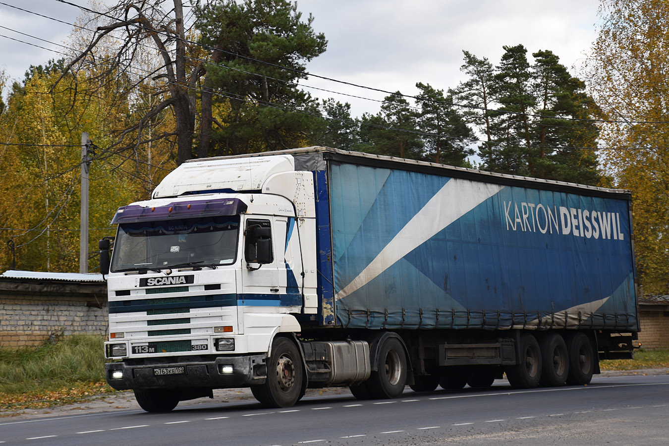 Нижегородская область, № О 763 КЕ 152 — Scania (III) R113M