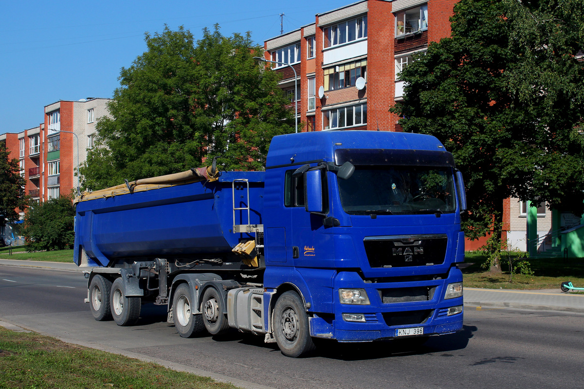 Литва, № KNJ 396 — MAN TGX (общая модель)