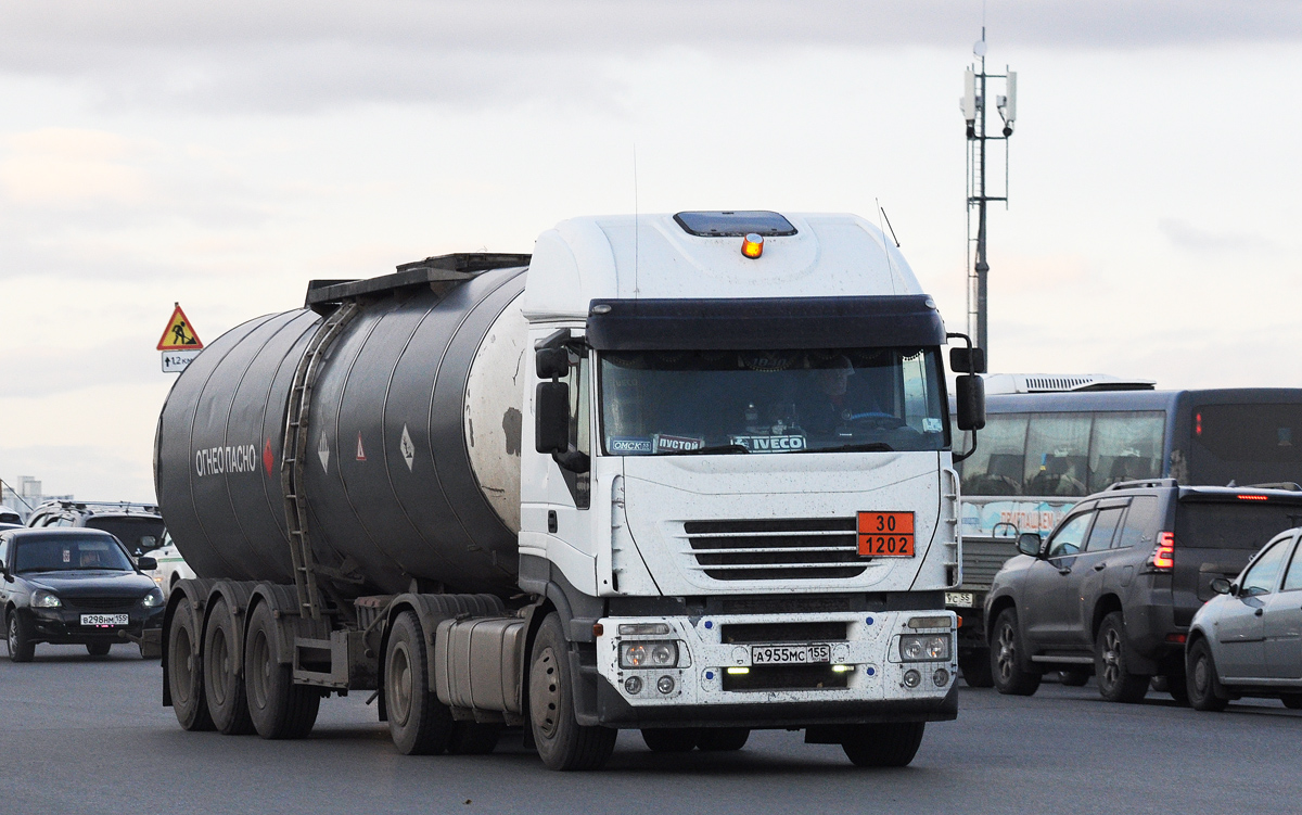 Омская область, № А 955 МС 155 — IVECO Stralis ('2002) 400