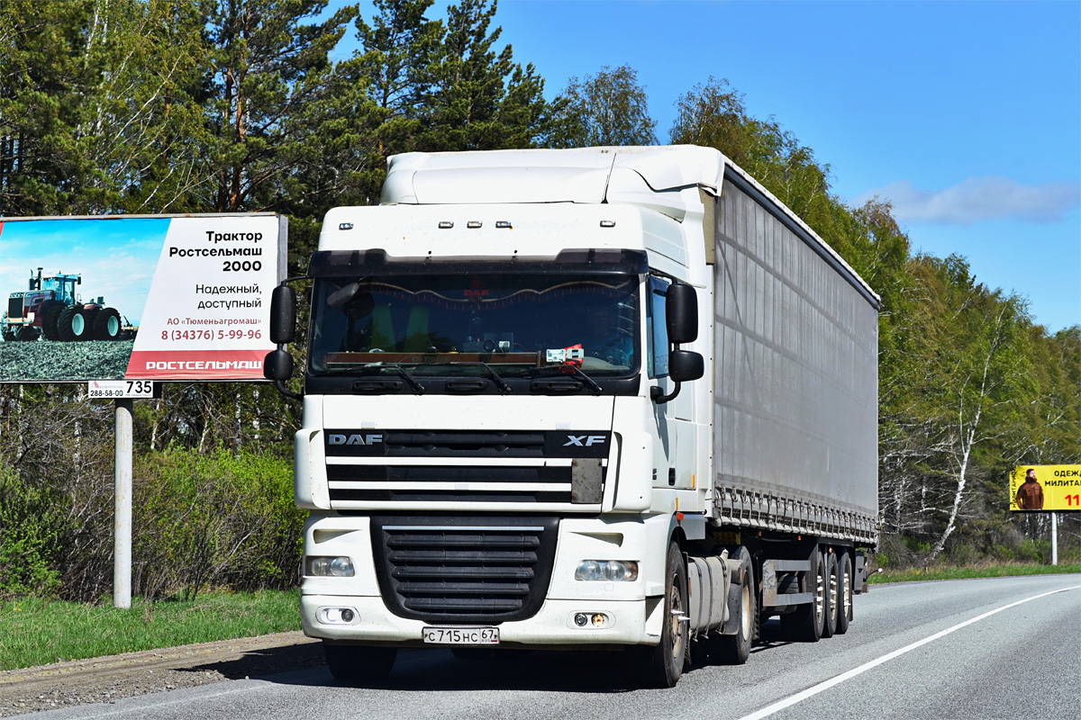 Смоленская область, № С 715 НС 67 — DAF XF105 FT