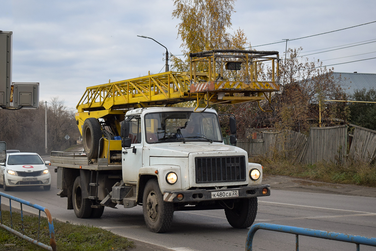 Алтайский край, № К 480 СА 22 — ГАЗ-3309 [X5P]
