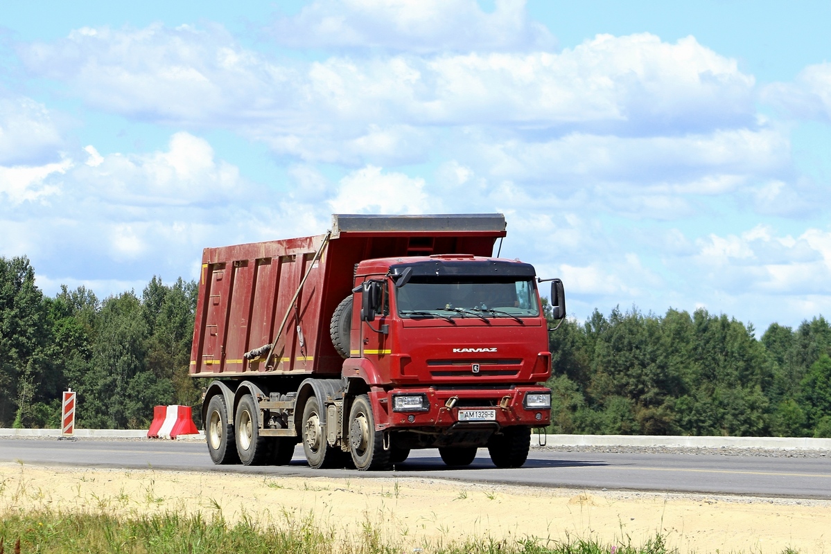 Могилёвская область, № АМ 1329-6 — КамАЗ-65201 (общая модель)