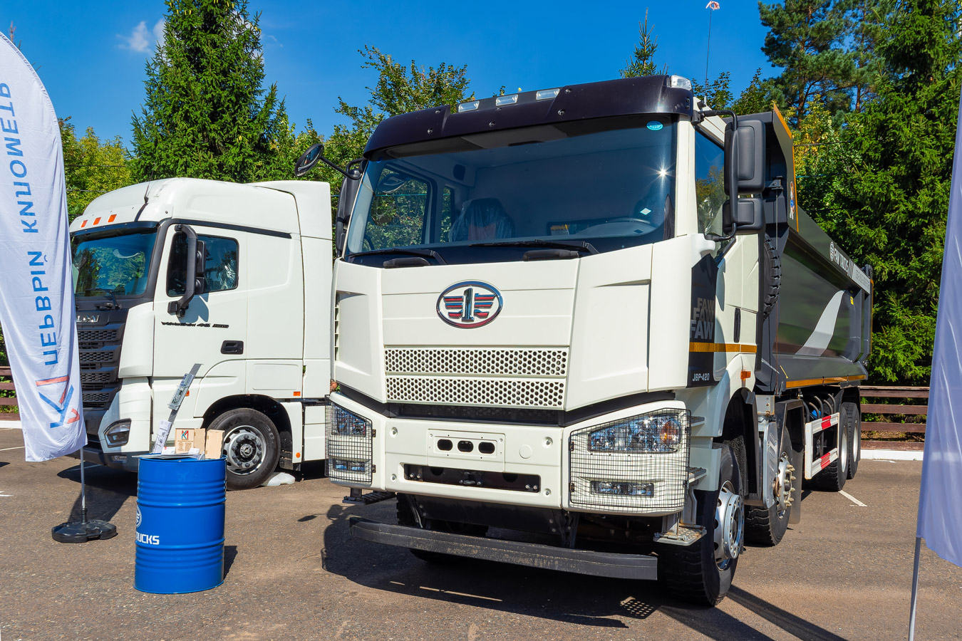 Омская область, № (55) Б/Н 0061 — FAW J6 CA3310; Транспортные средства без номеров (Омская область); Новая техника (Омская область); Омская область — АгроОмск-2026