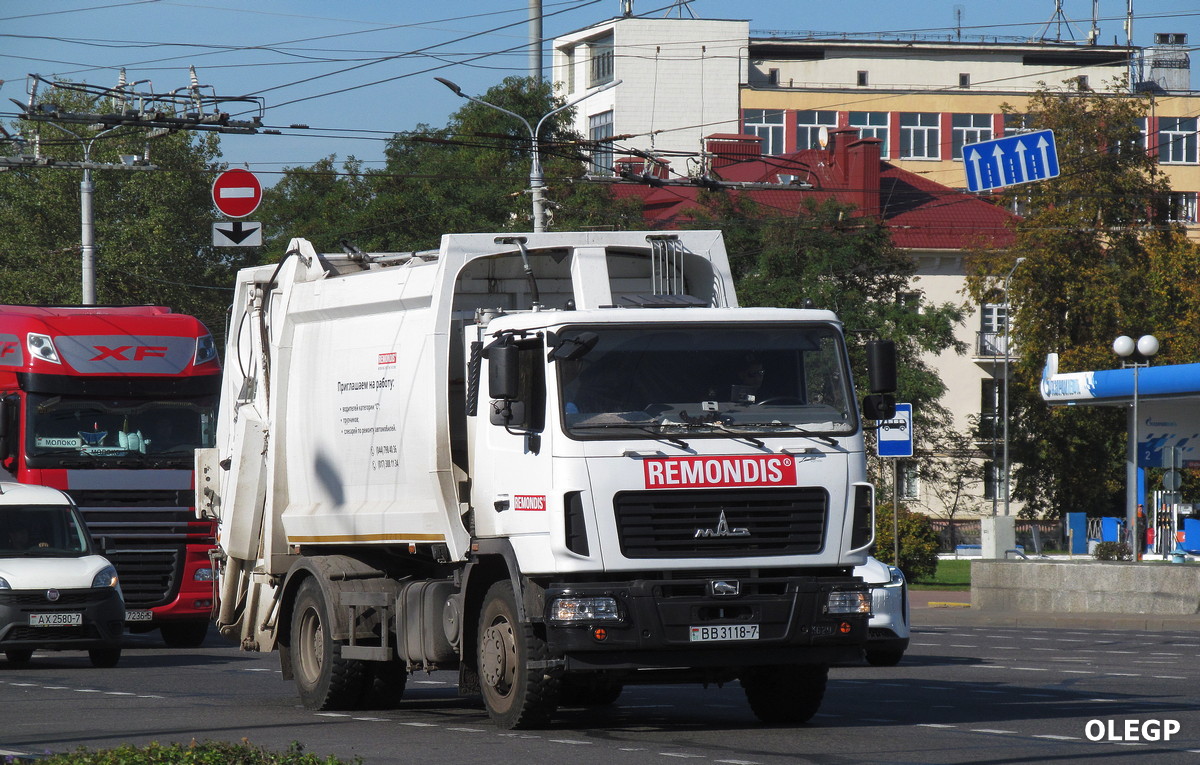 Минск, № ВВ 3118-7 — МАЗ-5340 (общая модель)