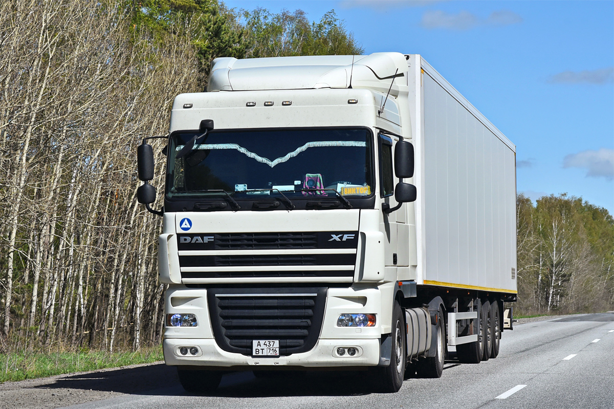 Татарстан, № А 437 ВТ 716 — DAF XF105 FT