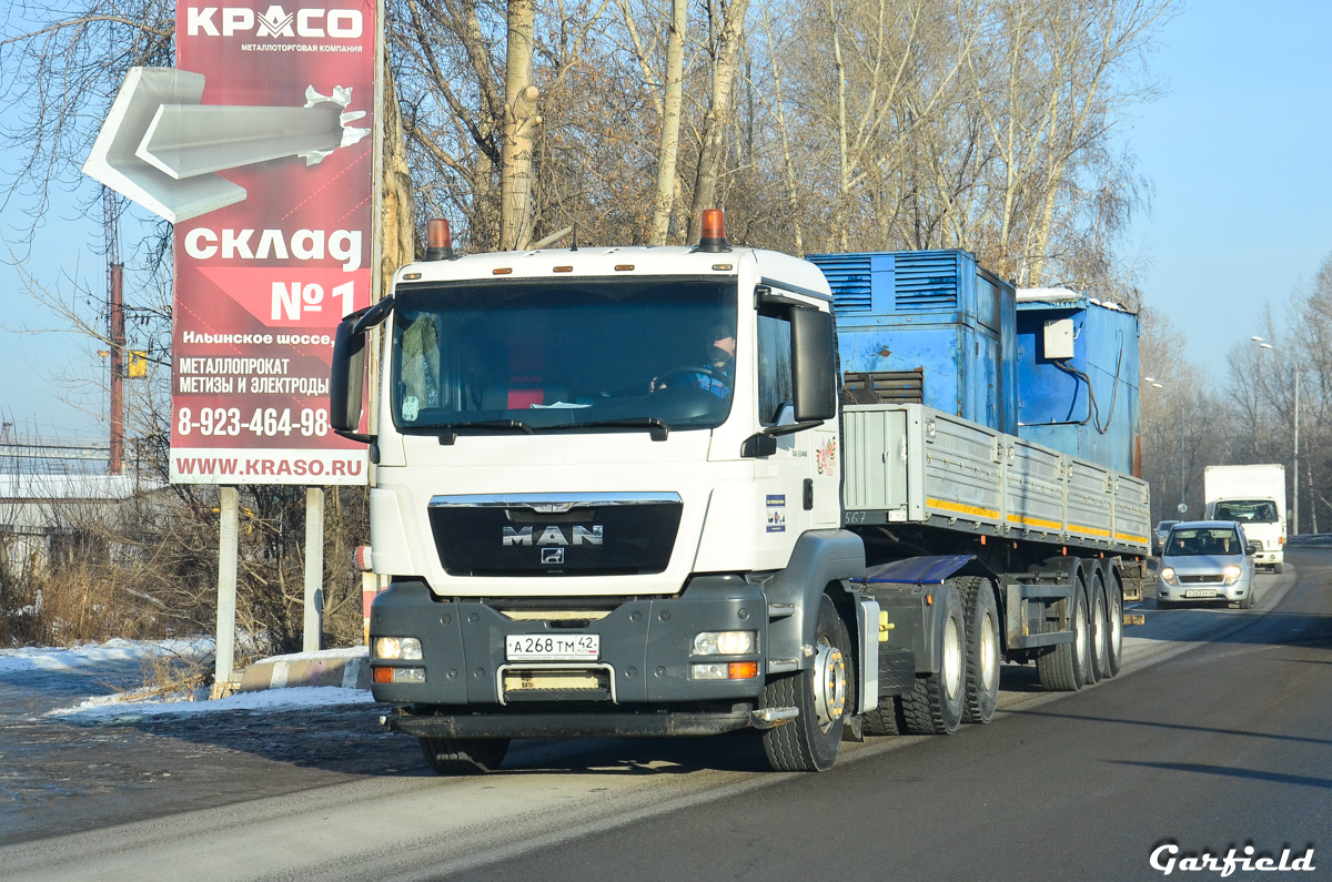 Кемеровская область, № А 268 ТМ 42 — MAN TGS 33.440