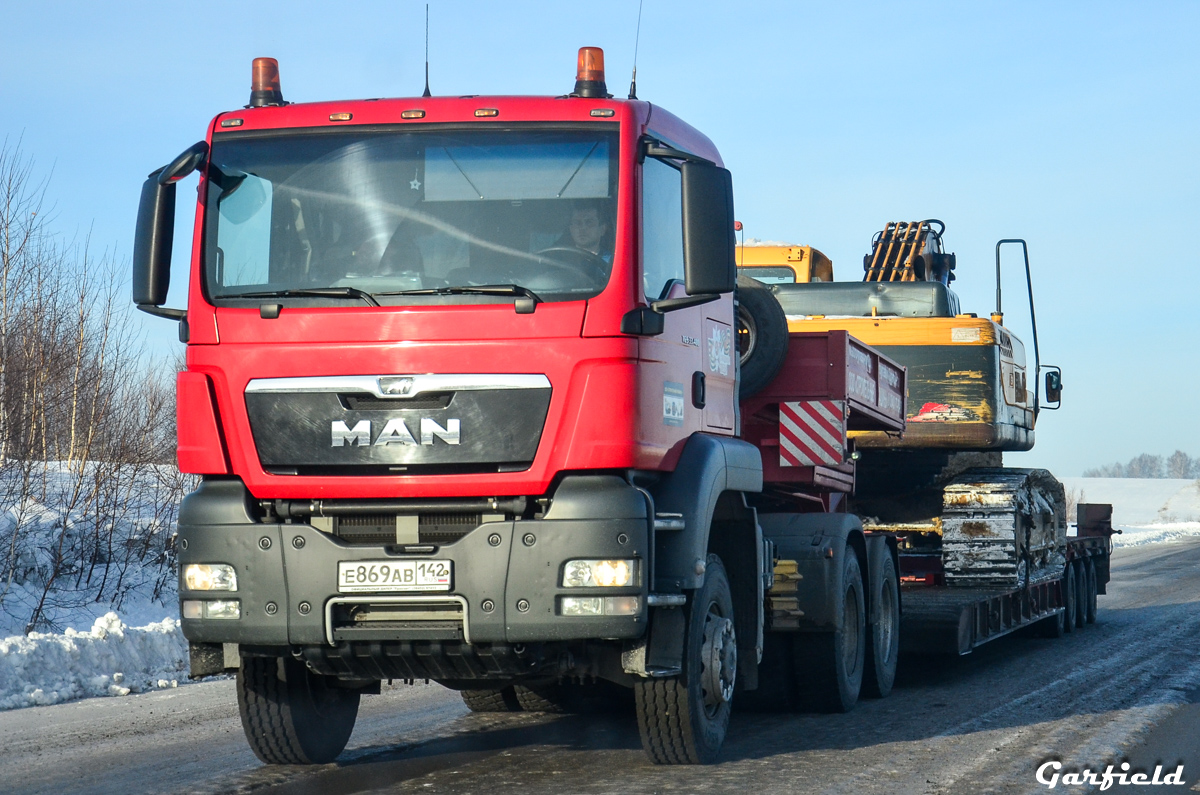 Кемеровская область, № Е 869 АВ 142 — MAN TGS 33.430