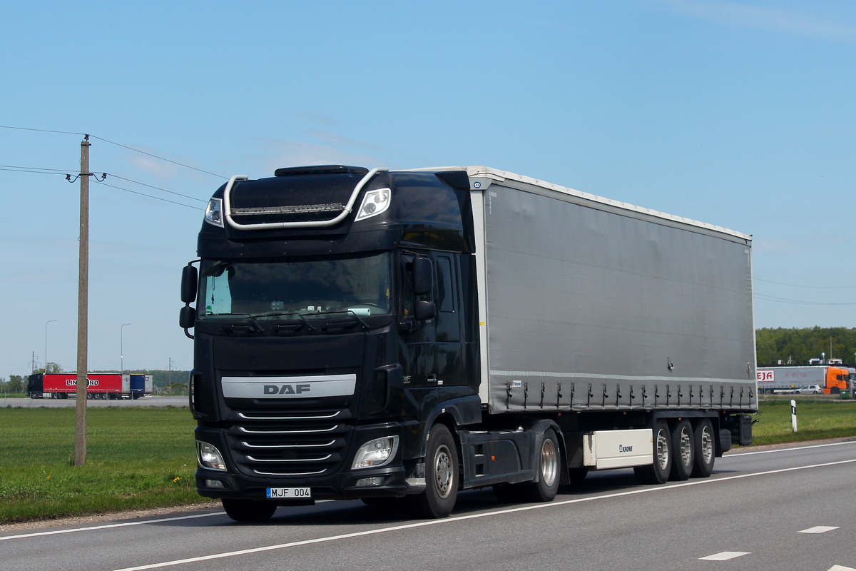 Литва, № MJF 004 — DAF XF Euro6 FT