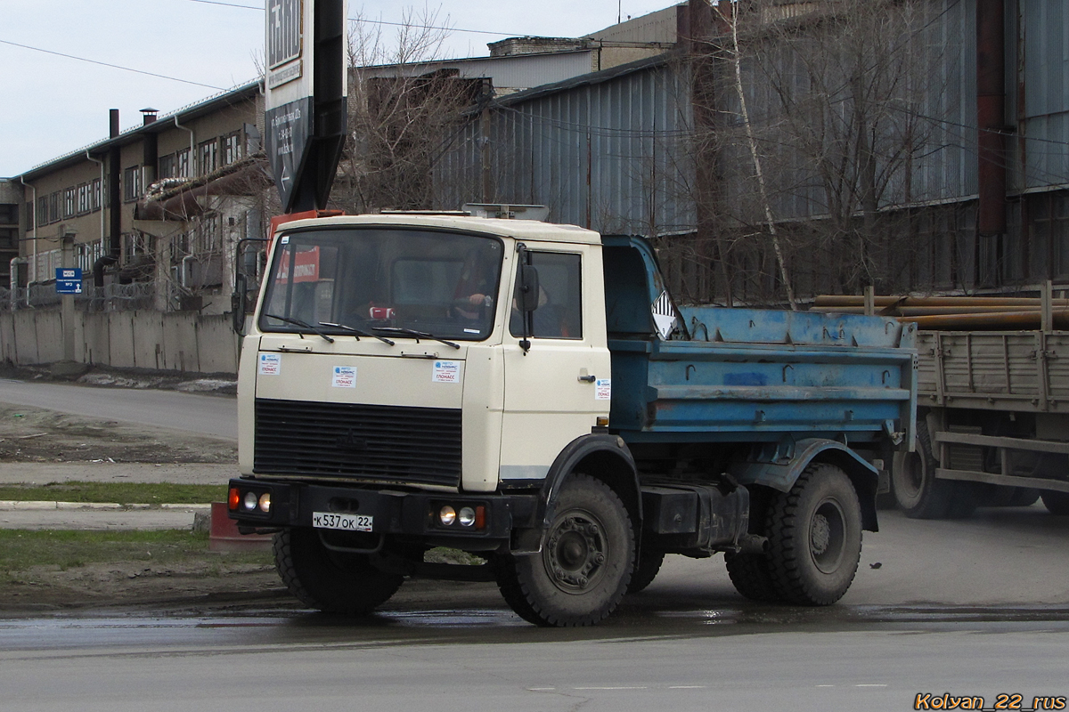 Алтайский край, № К 537 ОК 22 — МАЗ-5551 [555100]
