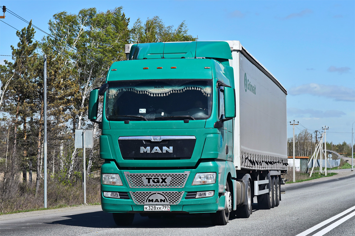 Москва, № К 328 ХК 797 — MAN TGX 18.440
