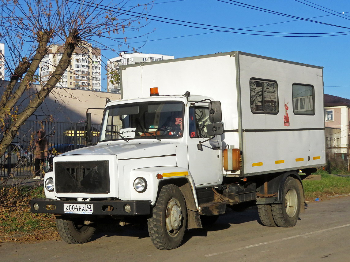 Кировская область, № К 004 РА 43 — ГАЗ-3309