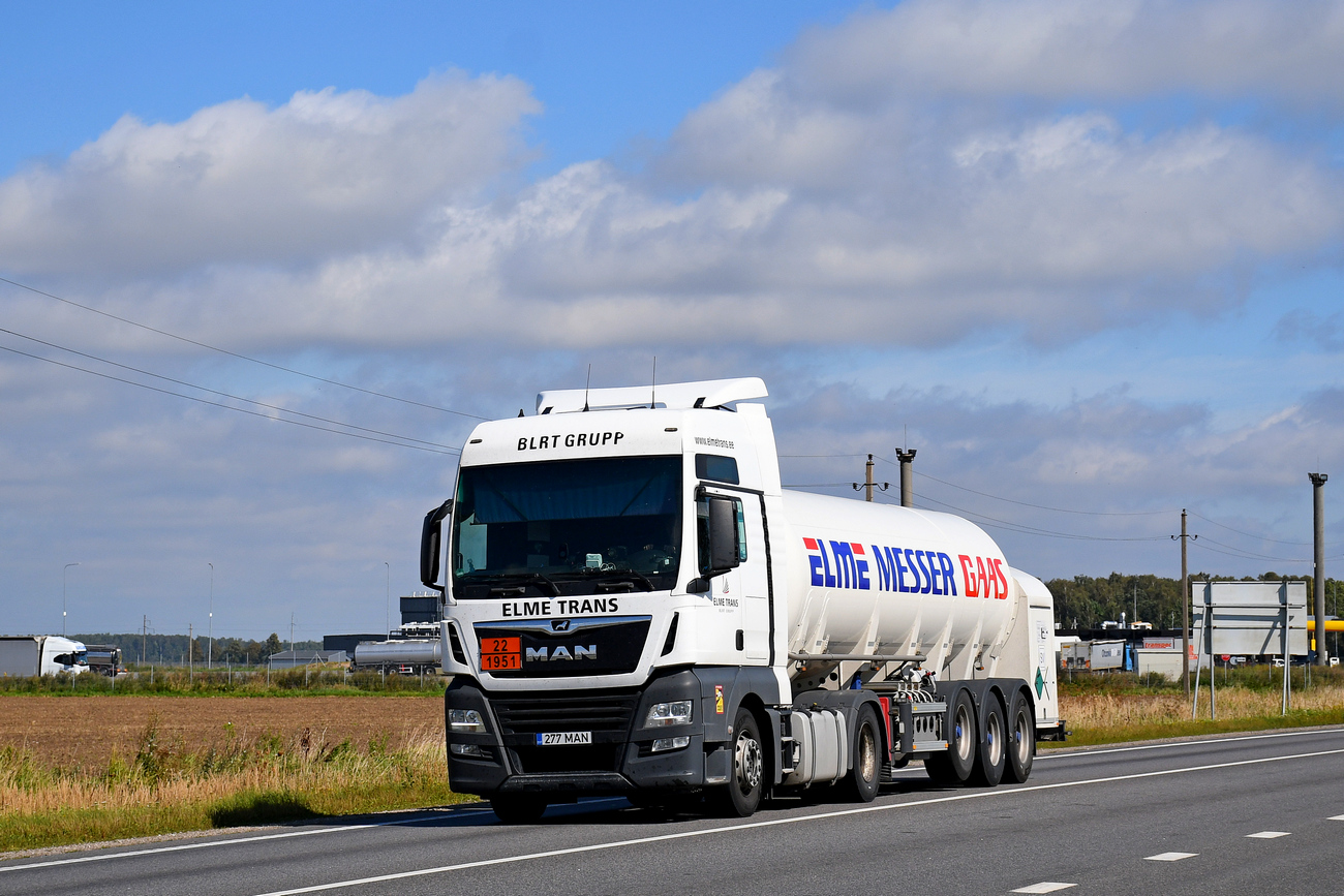 Эстония, № 277 MAN — MAN TGX Euro 6 II 18.460